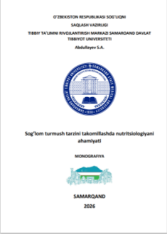 Sog’lom turmush tarzini takomillashda nutritsiologiyani ahamiyati