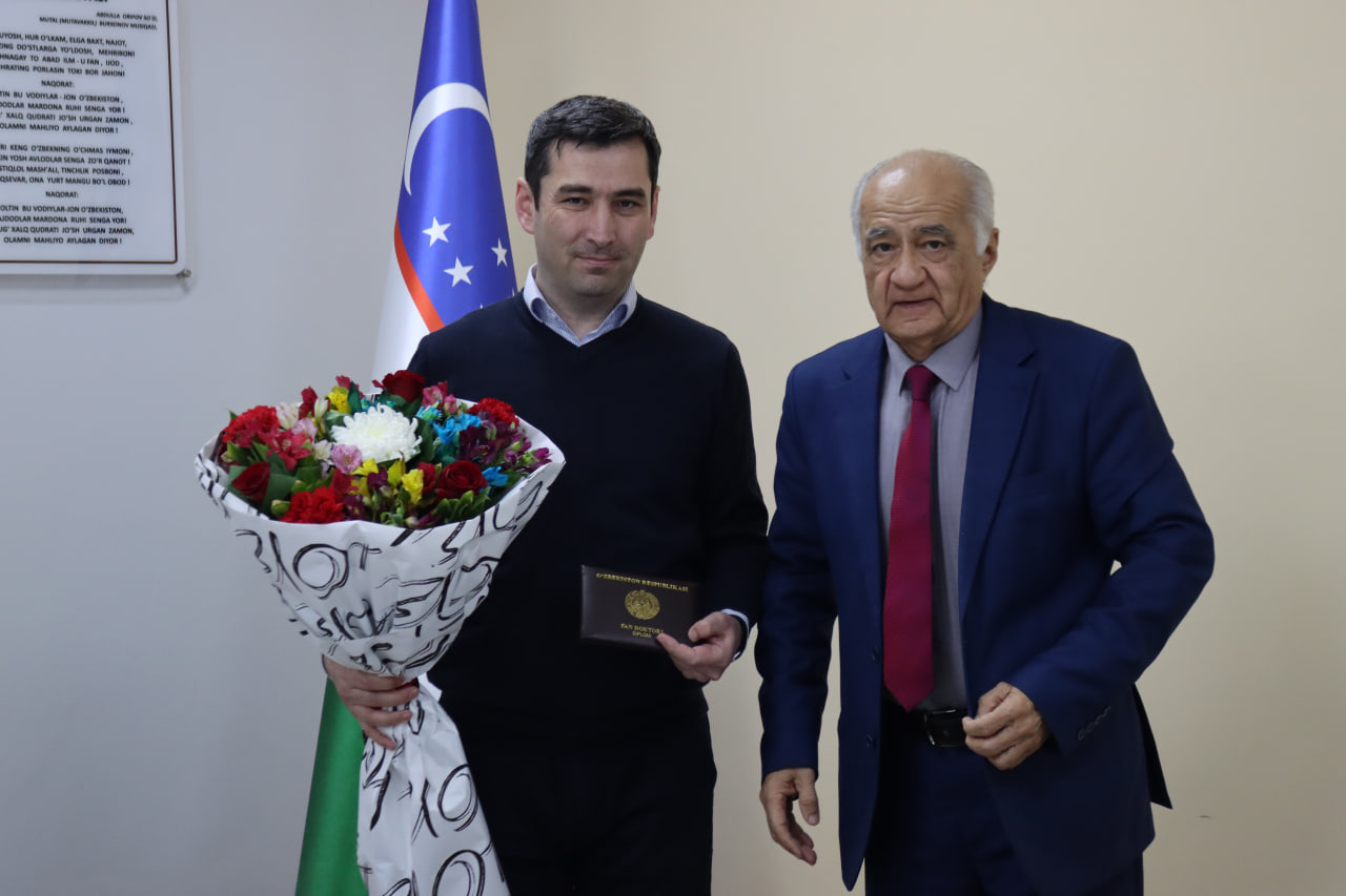 Moliya, pul muomalasi va kredit ixtisosligi bo'yicha iqtisodiyot fanlari doktori (DSc) ilmiy darajasi