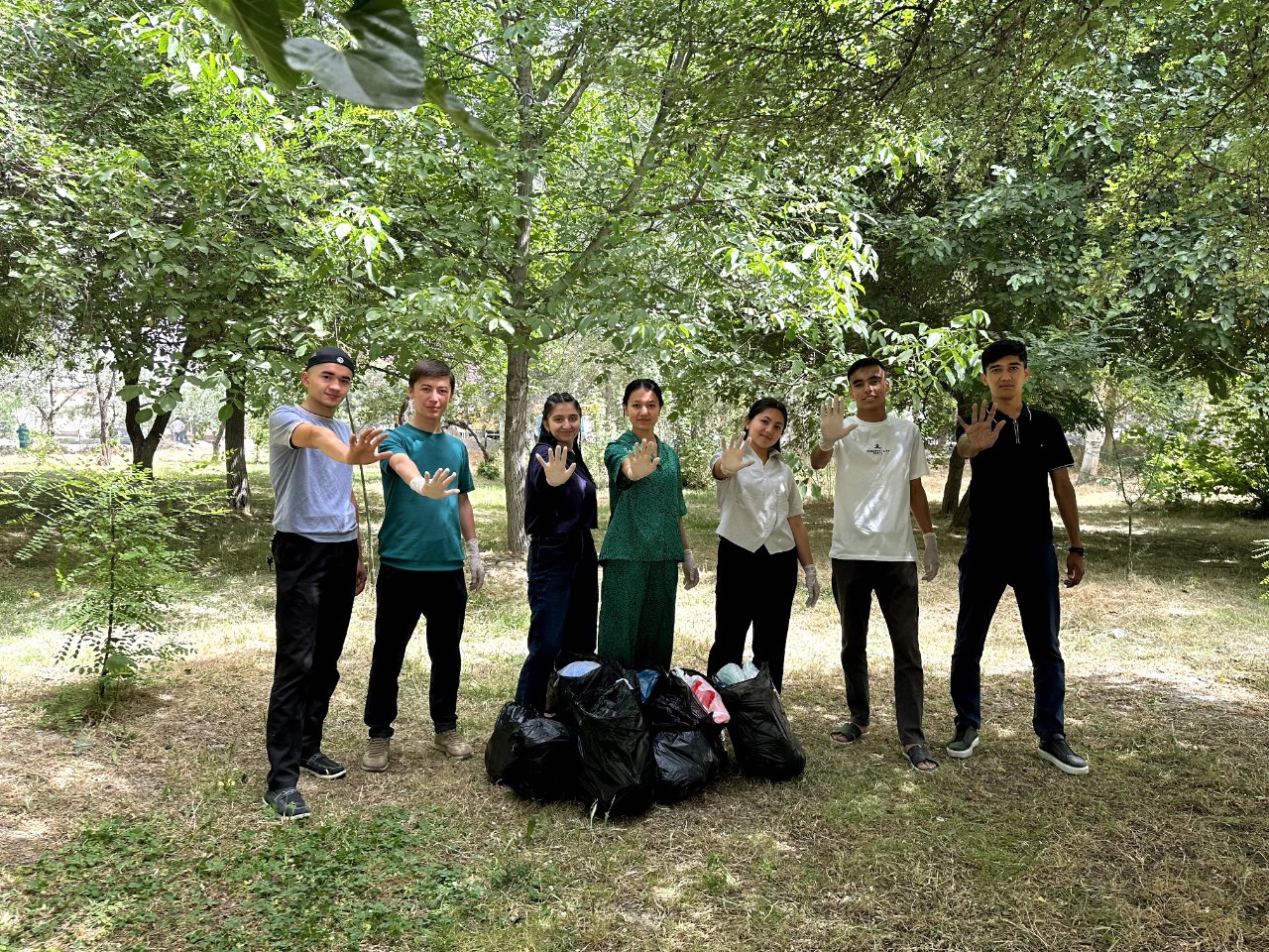 "Chiqindisiz tabiat" shiori ostida Plogging aksiyasi o‘tkazildi